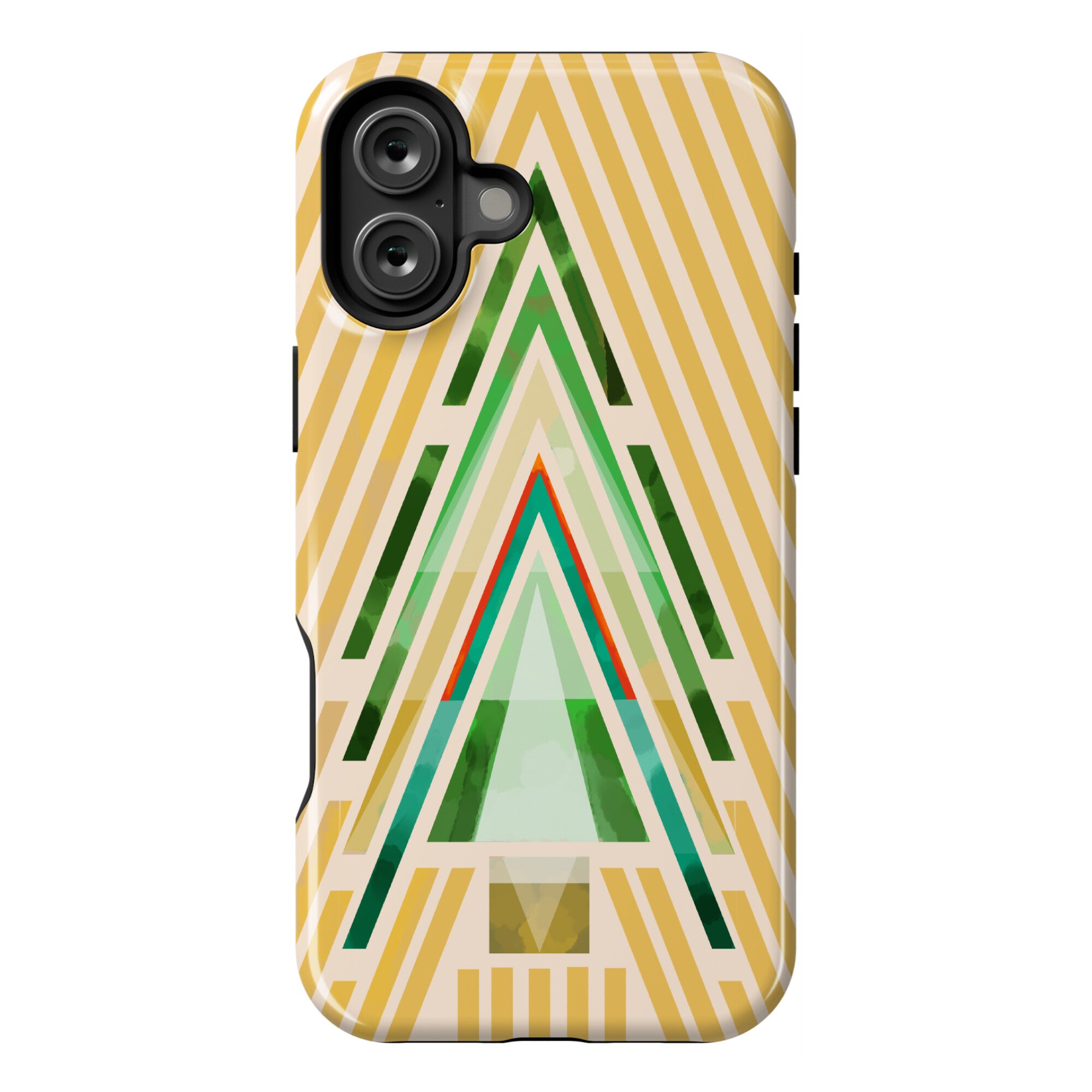 Geometric Summer Tree Phone Case